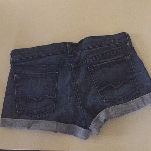 7 for all mankind jean shorts - Picture 2 of 3
